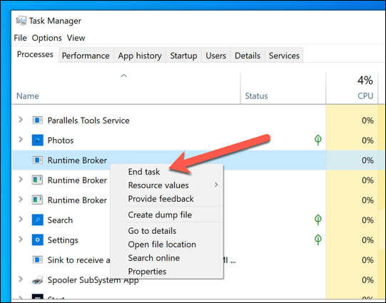 Runtime Broker trong Windows 10 là gì (và nó có an toàn không) 4 Runtime Broker trong Windows 10 là gì (và nó có an toàn không)