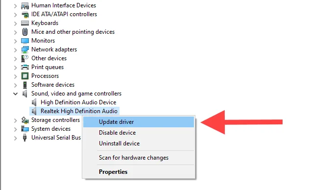 Cách khắc phục lỗi trình kết xuất âm thanh trong Windows 10 20 Cách khắc phục lỗi trình kết xuất âm thanh trong Windows 10