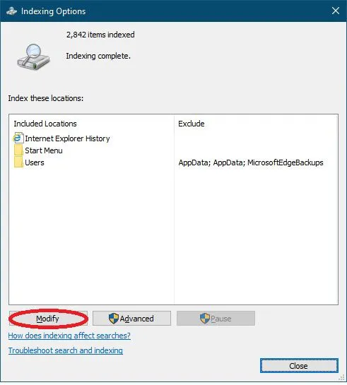 Microsoft Windows Search Indexer là gì? 8 Microsoft Windows Search Indexer là gì?