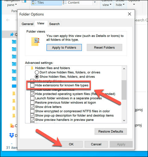 Cách thay đổi loại tệp trong Windows 10 6 Cách thay đổi loại tệp trong Windows 10