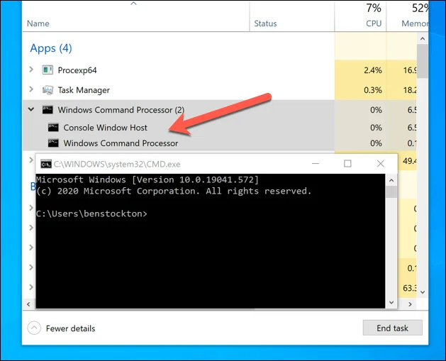 Conhost.exe là gì và nó có an toàn không? 2 Conhost.exe là gì và nó có an toàn không?