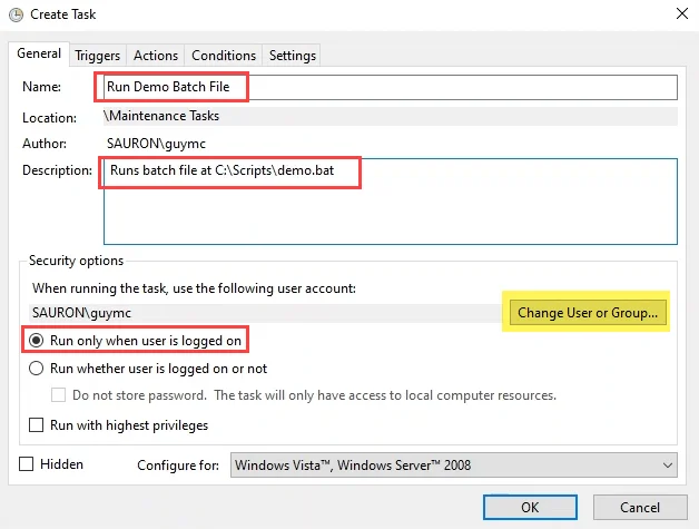 Cách lập lịch tệp hàng loạt trong Windows 12 Cách lập lịch tệp hàng loạt trong Windows