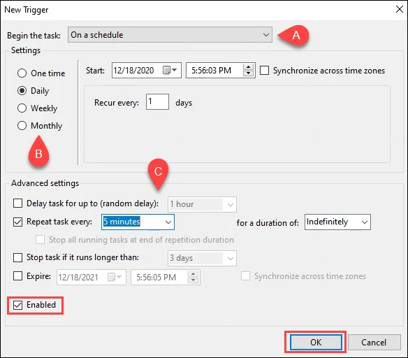 Cách lập lịch tệp hàng loạt trong Windows 16 Cách lập lịch tệp hàng loạt trong Windows