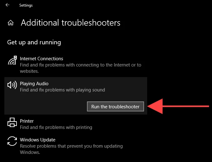 Cách khắc phục “Không có thiết bị đầu ra âm thanh nào được cài đặt” trong Windows 10 2 Cách khắc phục “Không có thiết bị đầu ra âm thanh nào được cài đặt” trong Windows 10