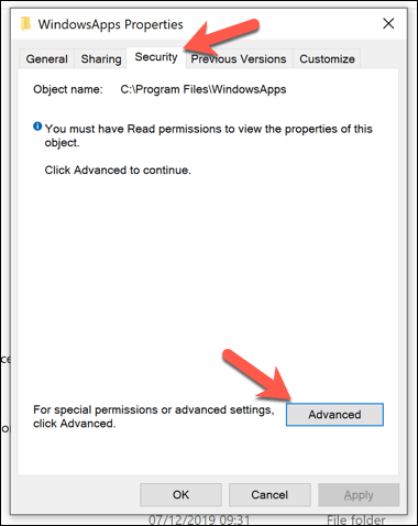 Cách truy cập thư mục Windowsapps trong Windows 10 10 Cách truy cập thư mục Windowsapps trong Windows 10