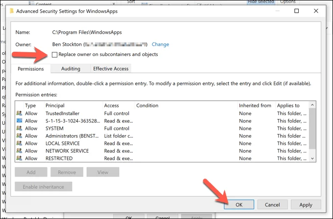 Cách truy cập thư mục Windowsapps trong Windows 10 16 Cách truy cập thư mục Windowsapps trong Windows 10