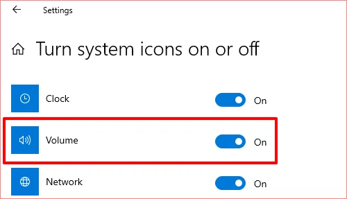 Biểu tượng âm lượng hoặc âm thanh bị thiếu trong Windows 10: Cách khắc phục 6 Biểu tượng âm lượng hoặc âm thanh bị thiếu trong Windows 10: Cách khắc phục