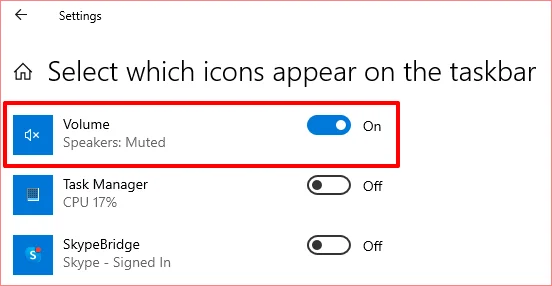 Biểu tượng âm lượng hoặc âm thanh bị thiếu trong Windows 10: Cách khắc phục 10 Biểu tượng âm lượng hoặc âm thanh bị thiếu trong Windows 10: Cách khắc phục