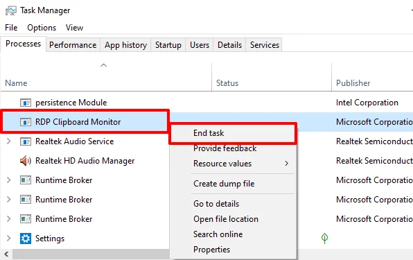 Sao chép và dán không hoạt động trên Windows 10? 7 bản sửa lỗi tốt nhất 14 Sao chép và dán không hoạt động trên Windows 10? 7 bản sửa lỗi tốt nhất