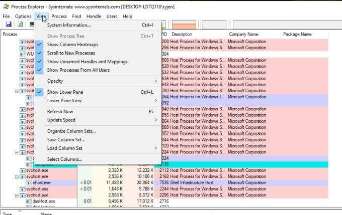 Cách sử dụng Process Monitor và Process Explorer 26 Cách sử dụng Process Monitor và Process Explorer