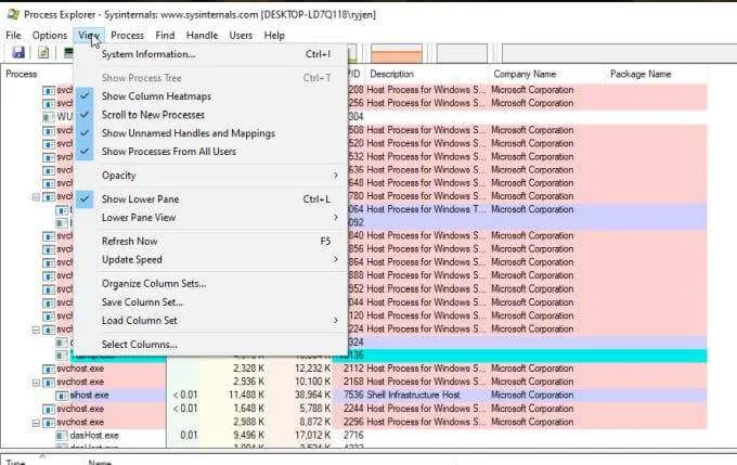 Cách sử dụng Process Monitor và Process Explorer 26 Cách sử dụng Process Monitor và Process Explorer