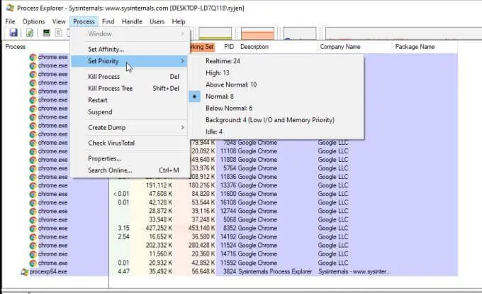 Cách sử dụng Process Monitor và Process Explorer 30 Cách sử dụng Process Monitor và Process Explorer