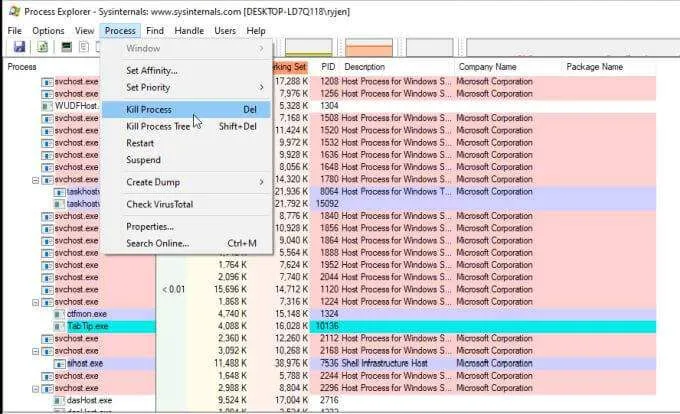 Cách sử dụng Process Monitor và Process Explorer 32 Cách sử dụng Process Monitor và Process Explorer
