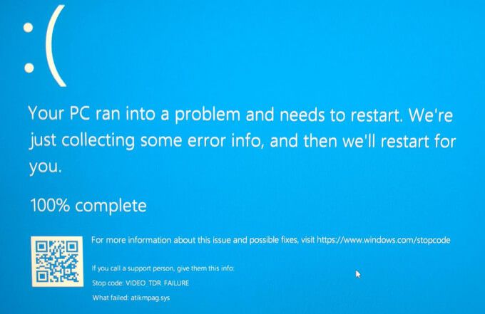 Cách khắc phục lỗi BSOD Video TDR Failure trong Windows 10 2 Cách khắc phục lỗi BSOD Video TDR Failure trong Windows 10