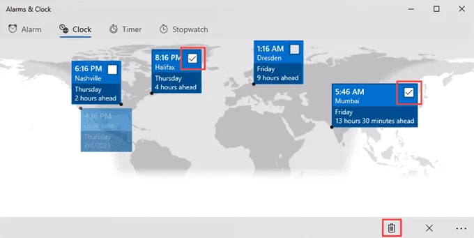 Cách thêm Đồng hồ trên màn hình vào Windows 10 26 Cách thêm Đồng hồ trên màn hình vào Windows 10