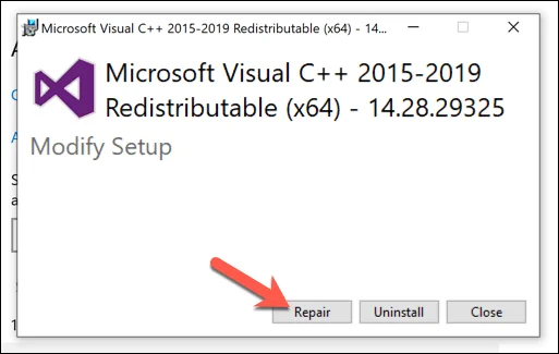 Cách khắc phục lỗi “vcruntime140.Dll bị thiếu” trên Windows 10 8 Cách khắc phục lỗi “vcruntime140.Dll bị thiếu” trên Windows 10