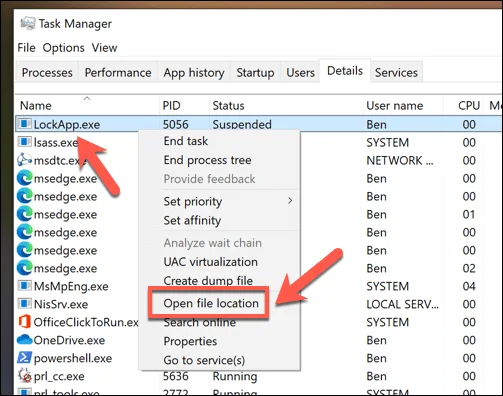 Lockapp.exe trong Windows 10 là gì và nó có an toàn không? 26 Lockapp.exe trong Windows 10 là gì và nó có an toàn không?