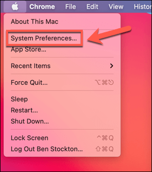 9-Open-Mac-System-Preferences - Mẹo kỹ thuật trực tuyến Khắc phục sự cố Hình ảnh sự cố chia sẻ màn hình Slack