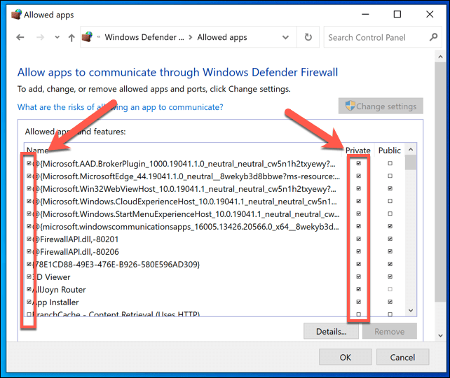 13-Windows-Firewall-Enable-Slack - Mẹo kỹ thuật trực tuyến Khắc phục sự cố chia sẻ màn hình Slack hình ảnh 5