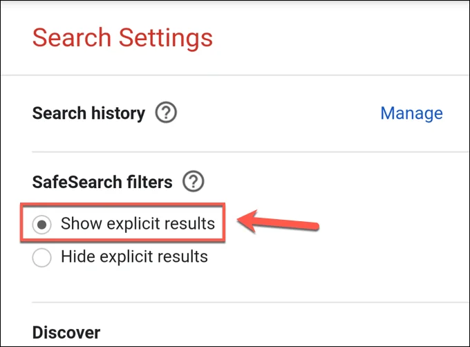 Cách bật Tìm kiếm an toàn của Google Off 16 Cách bật Tìm kiếm an toàn của Google Off