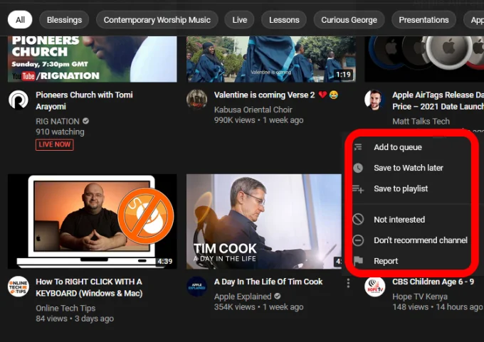 Cách chặn kênh YouTube 8 Cách chặn kênh YouTube