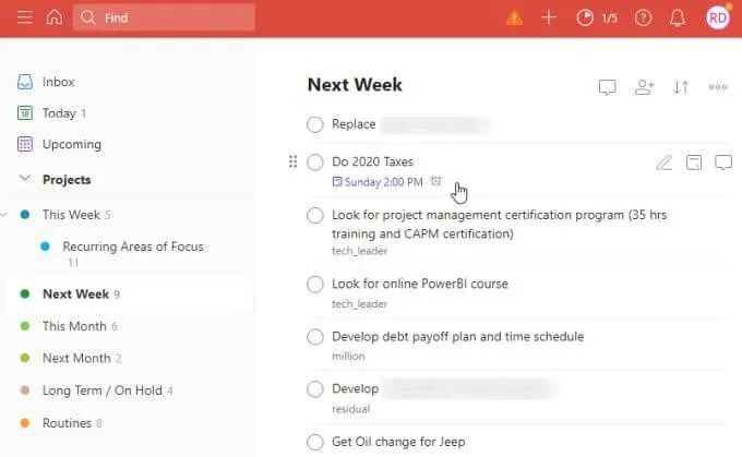 Mẹo GTD của Todoist để tăng năng suất của bạn 22 Mẹo GTD của Todoist để tăng năng suất của bạn