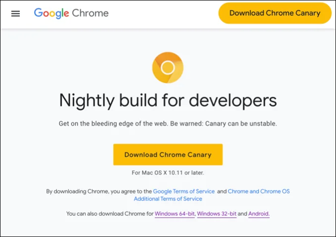 Chrome Canary là gì và nó có an toàn không? 6 Chrome Canary là gì và nó có an toàn không?