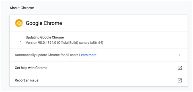 Chrome Canary là gì và nó có an toàn không? 2 Chrome Canary là gì và nó có an toàn không?