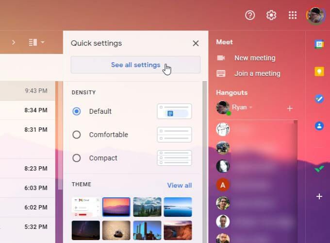 Cách thiết lập Không có mặt trong Gmail 4 Cách thiết lập Không có mặt trong Gmail