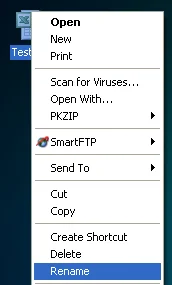Cách thay đổi hàng loạt tiện ích mở rộng tệp cho tệp Windows 10 tập tin reanme