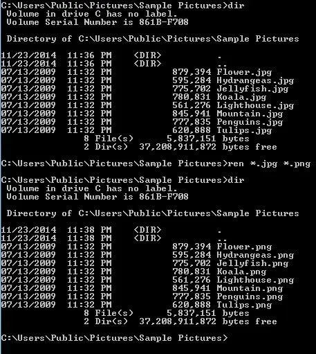 Cách thay đổi hàng loạt tiện ích mở rộng tệp cho tệp Windows 14 đổi tên tệp