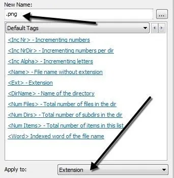 Cách thay đổi hàng loạt tiện ích mở rộng tệp cho tệp Windows 22 thay đổi phần mở rộng tệp