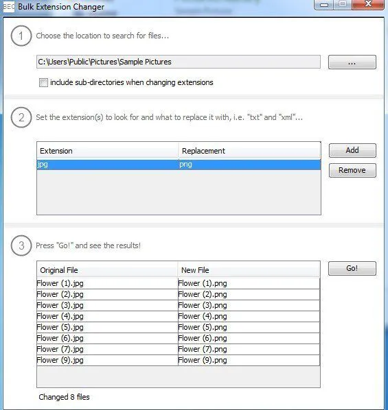 Cách thay đổi hàng loạt tiện ích mở rộng tệp cho tệp Windows 26 trình thay đổi tiện ích mở rộng hàng loạt