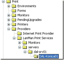 không thể xóa máy in