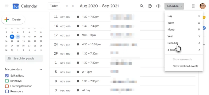 10 Mẹo về Lịch Google để giảm bớt căng thẳng cho lịch trình của bạn 6 10 Mẹo về Lịch Google để giảm bớt căng thẳng cho lịch trình của bạn