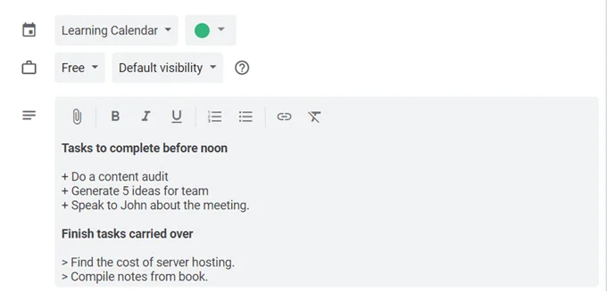 10 Mẹo về Lịch Google để giảm bớt căng thẳng cho lịch trình của bạn 20 10 Mẹo về Lịch Google để giảm bớt căng thẳng cho lịch trình của bạn