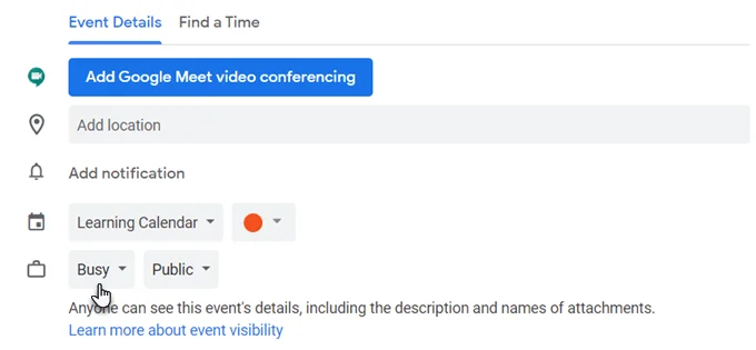 10 Mẹo về Lịch Google để giảm bớt căng thẳng cho lịch trình của bạn 12 10 Mẹo về Lịch Google để giảm bớt căng thẳng cho lịch trình của bạn