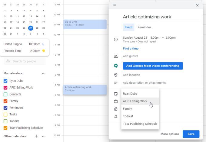 Cách sử dụng Lịch Google: 10 Mẹo chuyên nghiệp 6 Cách sử dụng Lịch Google: 10 Mẹo chuyên nghiệp
