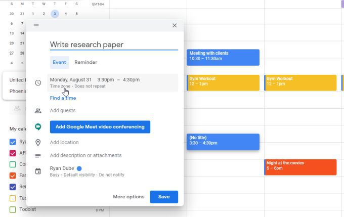 Cách sử dụng Lịch Google: 10 Mẹo chuyên nghiệp 22 Cách sử dụng Lịch Google: 10 Mẹo chuyên nghiệp