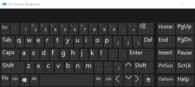 bàn phím trên màn hình - Mẹo kỹ thuật trực tuyến Gửi Ctrl-Alt-Delete trong hình ảnh Phiên máy tính từ xa