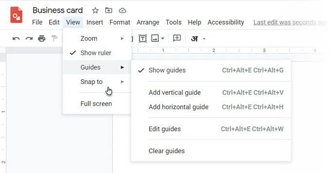 Cách tạo danh thiếp trong Google Drive