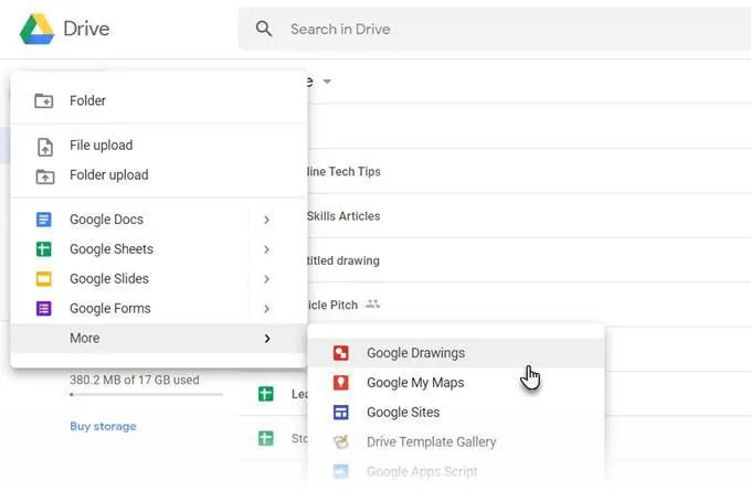 Cách tạo danh thiếp trong Google Drive