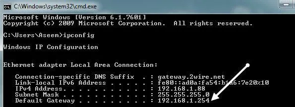 Ip của bộ định tuyến