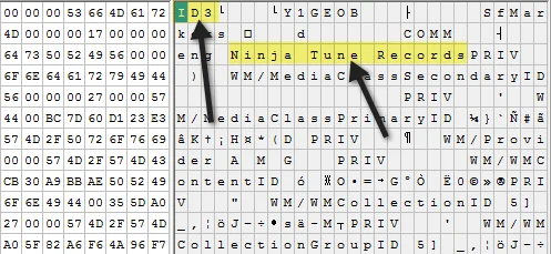 mp3 hex editor.png trình soạn thảo mp3 hex