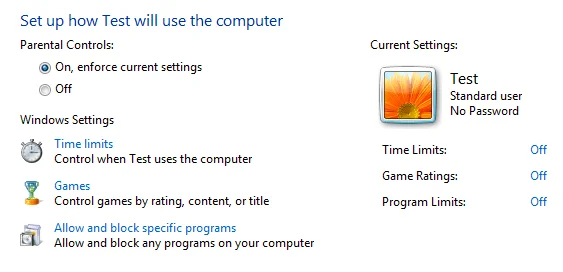 kiểm soát của phụ huynh