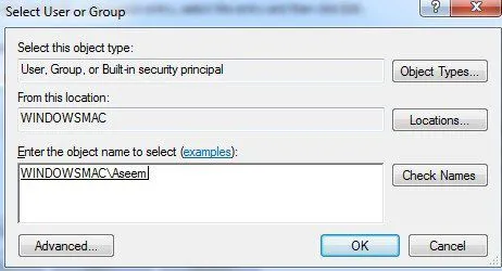 Sửa lỗi “Không thể xóa thư mục. Bạn cần cho phép thực hiện hành động này" 14 thêm quyền của người dùng