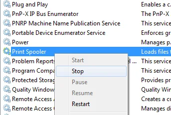 print spooler Cách xóa mạnh hàng đợi in trong Windows