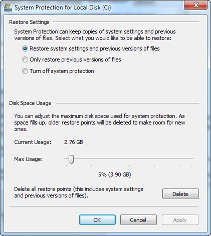 bảo vệ hệ thống cho c