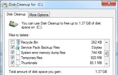 sao lưu gói dịch vụ