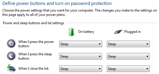 nút nguồn làm gì